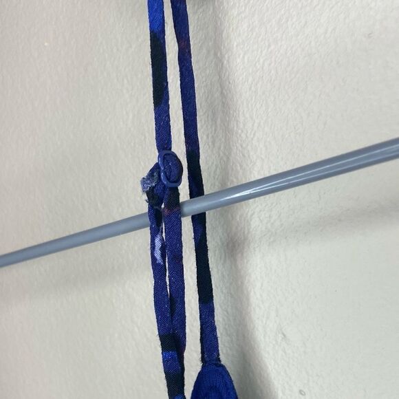 Wilfred Free | Aritzia Navy Blue Floral Print Lined Cami Tank Top Size Medium - Picture 5 of 6